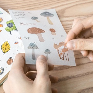 สติกเกอร์ตกแต่งเห็ด phomemo โปร่งแสง - Product Image 3
