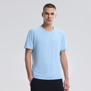 T-shirt pour homme tendance très demandé, couleurs unies, haute qualité, manches courtes, col rond, streetwear décontracté d'été - Product Image 6