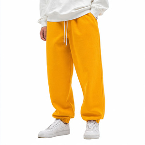 Pantalones de chándal con cordón para hombre, Invierno 400 GSM, pantalones de chándal de lana para hombre, ropa de Fitness para correr, pijama de pantalón de lana - Product Image 4