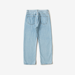 Venta al por mayor otoño nuevo estilo personalizado pantalón Street Trend Retro lavado suelto pierna recta lavado pantalones casuales de mezclilla para hombres - Product Image 3