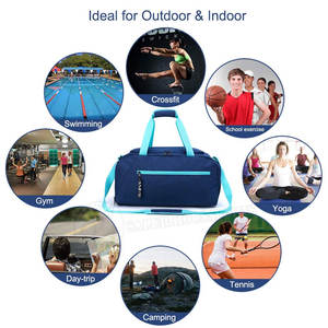 Gran oferta, mochila de gimnasio de neopreno de gran capacidad personalizada con forro de nailon, cierre de cremallera impermeable para viajes al aire libre - Product Image 6