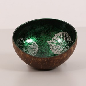 Produits artisanaux, matériaux décoratifs, couleurs personnalisables, bols en coquille de noix de coco laqués, fabriqués au Vietnam - Product Image 5