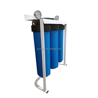 2/3 tahap Filter air murah sistem PP/CTO/GAC 20 inci Big Blue Housing untuk seluruh rumah 220v pre-water Filter