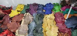 Vente en gros de cuir d'autruche de haute qualité, multicolores, prix d'usine, cuir d'autruche véritable - Product Image 6