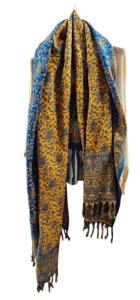 Kashmiri Wool <b>Shawl</b> Elegant Hand Embroidered Winter Stole Cozy <b>Wrap</b> Stylish Accessory for Women Fashion - Product Image 2