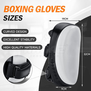 Escudo de Patadas para boxeo y entrenamiento físico con costuras reforzadas Escudo de patadas de boxeo con asas de agarre cómodas - Product Image 3