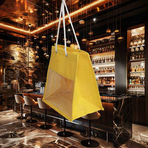 Grande puissance vient grande responsabilité sacs-cadeaux en jute-Design élégant et élégant écologique et durable personnalisable - Product Image 1