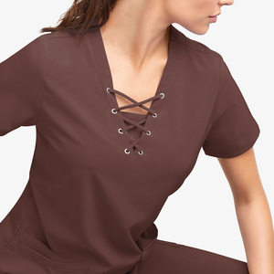 Uniformes Médicos de Alta Calidad para Mujer, Estilo Jersey, Ropa Médica Moderna, Blusas de Laboratorio - Product Image 4