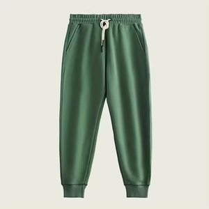 Pantalones Deportivos de Hombre, Cintura Alta, Ajustados, 100% Algodón Grueso, Forro Polar Térmico, Personalizados, Cálidos, Casuales, Estilo Urbano, Pierna Recta - Product Image 6