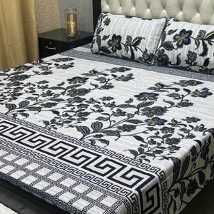 Juego de Ropa de Cama de Poliéster 100% de Alta Calidad, Personalizable, con Estampado Reactivo |   Juego de Hogar con Diseño Floral Duradero y Resistente a la Decoloración - Product Image 3