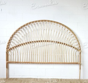 Meilleur Prix Tête de Lit Réglable Faite à la Main en Bambou et Rotin, Tête de Lit Artisanale en Osier pour Chambre et Salon - Product Image 4