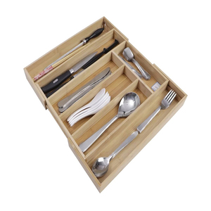 Ensemble de couverts de luxe en acier inoxydable ensemble de couverts pour cadeaux de mariage couronne poignée vaisselle avec boîte en bois - Product Image 1