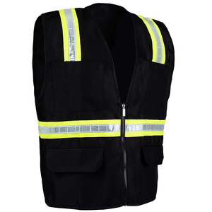 Chaleco de seguridad de poliéster de nailon reflectante para hombre ligero de diseño personalizado Chaleco de ropa de trabajo de calidad superior para seguridad consciente - Product Image 2