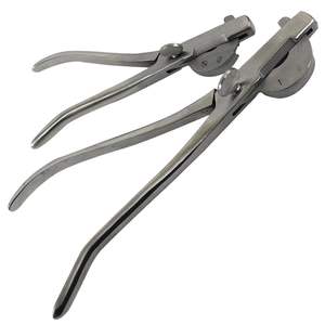 Émasculateur équin blanc de haute qualité Double écrasement dans des instruments vétérinaires de castration d'acier inoxydable disponibles dans toutes les tailles - Product Image 1