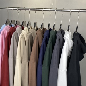 เสื้อมีฮู้ดแบบสวมหัวทรงพอดีตัวเหมาะสำหรับฤดูหนาวผ้าฝ้ายฝรั่งเศสผ้าเทอร์รี่400GSM พิมพ์ลายปักลายตามสั่งสำหรับฤดูหนาว - Product Image 2