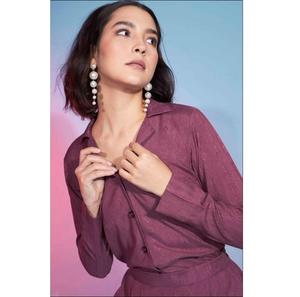 Ensemble de qualité supérieure pour les nouveaux parents Top Western Wear avec pantalon en style de bureau imprimé Nouveau fournisseur indien - Product Image 1