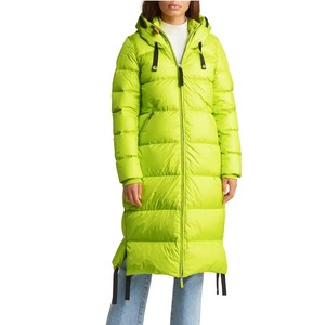 Ropa de calle para exteriores, chaqueta acolchada de nailon y poliéster transpirable para mujer, chaqueta acolchada con capucha de invierno para clima frío, chaqueta acolchada con burbujas - Product Image 4