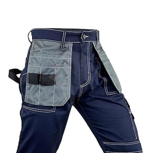 กางเกงคาร์โก้ผู้ชายสำหรับสตรีทแวร์ระบายอากาศและกันน้ำพร้อมโลโก้ที่ปรับแต่งได้ - Product Image 6