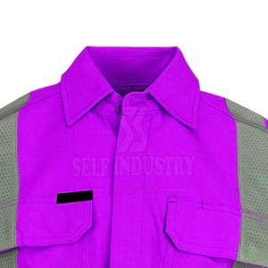 Manga larga Transpirable Hombres Soldadura FR Camisas Color sólido Alta calidad Diseño único Soldadura FR Camisas - Product Image 4