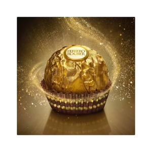 กล่องของขวัญช็อกโกแลต Ferrero Rocher 375กรัมกล่องช็อคโกแลตห่อหรูหราเฮเซลนัทสีทองหรูหราเหมาะสำหรับเด็กและผู้ใหญ่ - Product Image 5