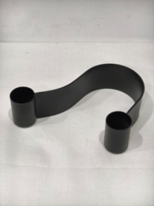 Refined Style <b>Black</b> Candle <b>Holder</b> Crafted for Contemporary and Minimalist Spaces - Product Image 4