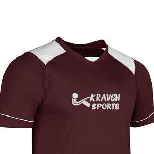 Camiseta de Fútbol con Cuello Redondo, Hecha 100% de Poliéster, Diseño Personalizado, Sublimación, Venta al Por Mayor - Product Image 4