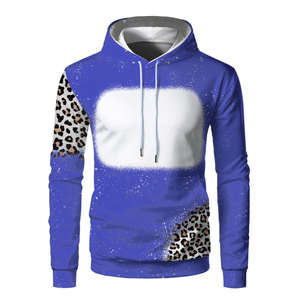 Nouveaux sweats à capuche personnalisés pour hommes, de haute qualité, en polyester/coton, avec impression 3D intégrale, poche noire, sublimation - Product Image 1
