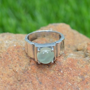 Trending 925 Sterling <b>Silver</b> Prehnite Gemstone <b>Ring</b> Jewelry Handmade <b>Silver</b> Boho Style <b>Ring</b> Jewelry For Women Gift For Girls - Product Image 4