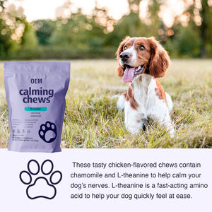 Gubeyka Hemp Calming Max-Strength Duck Flavored Melatonin, Ashwaganda & L-Theanine Chews Calmante y suplemento de ansiedad para perros - Product Image 5