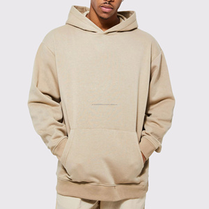 เสื้อฮู้ดดี้โอเวอร์ไซส์คุณภาพสูง ผ้าฝ้าย 100% สไตล์สตรีทแวร์ ลายนูนหลากสี เสื้อฮู้ดดี้หนานุ่มสำหรับฤดูหนาว ขายส่ง - Product Image 1