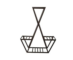 Vente chaude 3 niveaux métal noir couleur jardinière support pour extérieur intérieur maison jardin décor à bas prix - Product Image 4