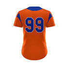 ชุดเบสบอลและซอฟต์บอลสำหรับผู้หญิงเสื้อเจอร์ซีย์และกางเกงแห้งเร็ว OEM ปักโลโก้สำหรับทีมกีฬา - Product Image 2