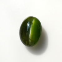 Diopside vert naturel œil-de-chat, taille ovale, 1000 carats, certifié par un tiers, pour la fabrication de bijoux DIY, fabriqué en Inde