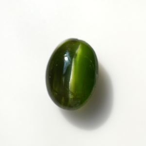 BEGDI GEMS Diópsido verde natural Catseye Piedra preciosa de corte ovalado 1000 quilates - Product Image 5