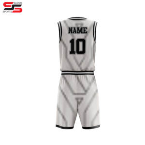 Vêtements de basket-ball personnalisés en usine de haute qualité Uniforme de basket-ball à impression par sublimation - Product Image 2