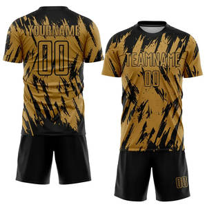 Uniformes de football en polyester de haute qualité Kits d'équipe à séchage rapide personnalisés Maillots de football en gros pour jeunes adultes Ensembles personnalisés - Product Image 1