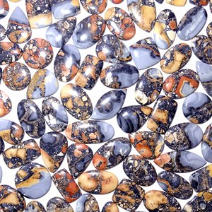 Cabocho de Jaspe Maligano Natural de Alta Calidad AAA+ con Forma Mixta de Cuarzo y Tamaños Personalizables para la Fabricación de Joyas - Product Image 4