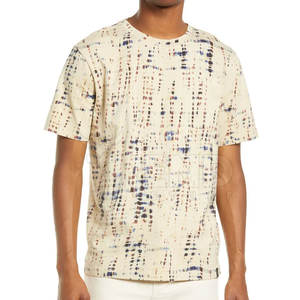 T-shirts personnalisables pour hommes en coton et fibre de bambou, col rond, style décontracté, longueur standard, taille personnalisée, design de logo, couleur unie - Product Image 1