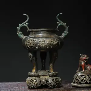 Quemador de Incienso Religioso de Latón para Decoración del Hogar u Oficina, Bakhoor Árabe, Diseño Natural, Duradero y Personalizable - Product Image 4