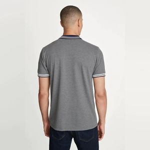 Camiseta Polo de moda para hombre de marca, ropa informal, de algodón 100% Jersey, manga corta, servicio OEM, logotipo y colores personalizados - Product Image 3