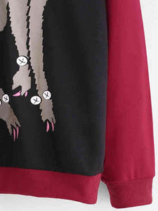 Oem Offre Spéciale 100% Coton Hiver Noël Sweat à capuche Personnalisé Vente en gros Street Wears Manches longues Décontracté - Product Image 3