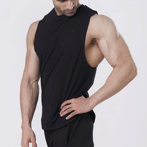 Wholesale Fitness Sports Workout Gym Clothing Tank Top Bodybuilding <b>Stringer</b> <b>Vest</b> Custom Cotton Gym Mens Running Singlet - Product Image 1