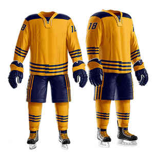 Uniforme de Hockey sobre Hielo 100% Poliéster en Existencia, Precio Económico, Talla Adulto, Ropa de Equipo, Uniforme de Hockey sobre Hielo para Hombre - Product Image 4