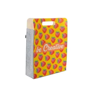 Bolsa de Mano Promocional Sostenible de RPET para Merchandising - CreaFelt Shop D - Product Image 4