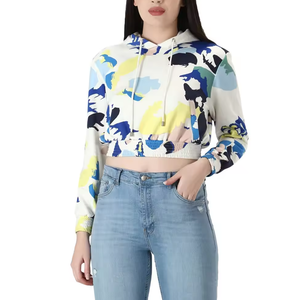 Venta al por mayor logotipo personalizado cremallera completa transpirable invierno mujer Sudadera con capucha en blanco de talla grande 100% algodón pulóver sudaderas con capucha - Product Image 1