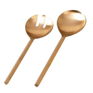 Vente chaude Ensemble De Couverts Modernes Salade Cuillère De Serveur En Bois pour Enfants Usage Domestique pour Hôtel Restaurant Table À Manger Ensemble De Couverts En Bois - Product Image 4