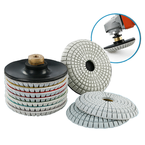 Offre Spéciale Tampons de Polissage Diamantés pour Marbre, Granit, Quartz, Béton, OEM, Convexes, en Résine, Haute Résistance, Longue Durée, Utilisation Humide - Product Image 1