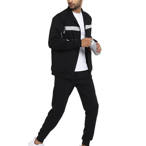 Top Arrival Full Sleeve Men Sports Tracksuits Winter Hooded Casual Solid 100% Cotton Elastic Waist - Product Image 5