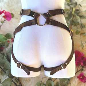 Shogo Strap On Harness <b>Statement</b> Harness With <b>Rings</b> Shoulder Accessory LWH-0057 - Product Image 3