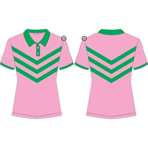 Alpha |   Kapa |   Les polos de golf unis Alpha Sorority sont des best-sellers en gros, t-shirts polo à manches courtes 100 % coton. - Product Image 6